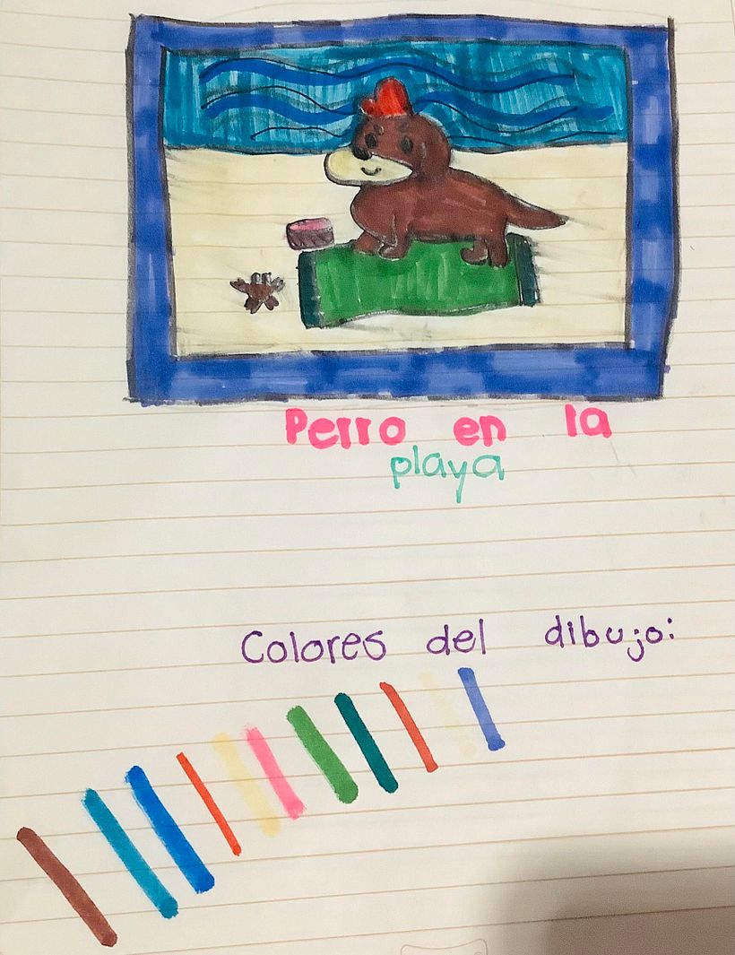 Perro en la playa 🐶 1