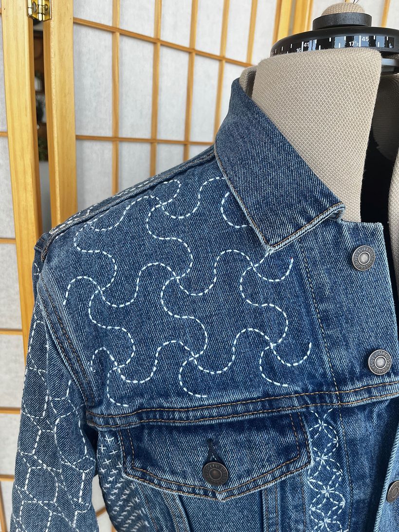 2º projeto denim Sashiko 3