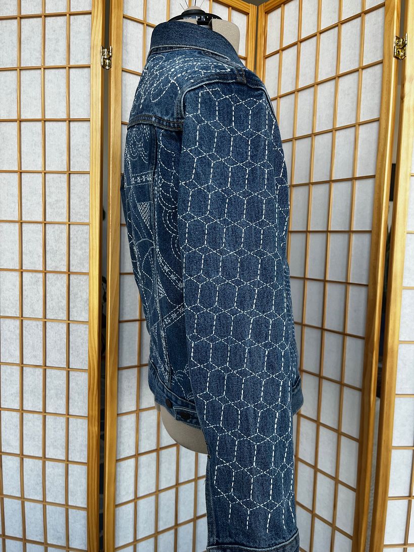 2º projeto denim Sashiko 5