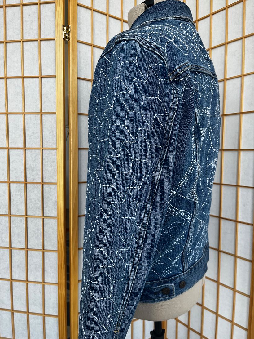 2º projeto denim Sashiko 6