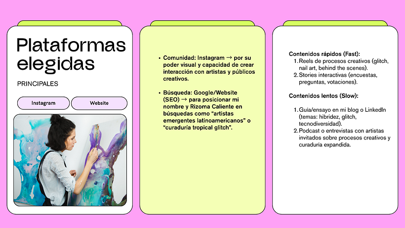 Estrategia de Marketing de Contenidos para una Marca Personal Artística y Curatorial 1