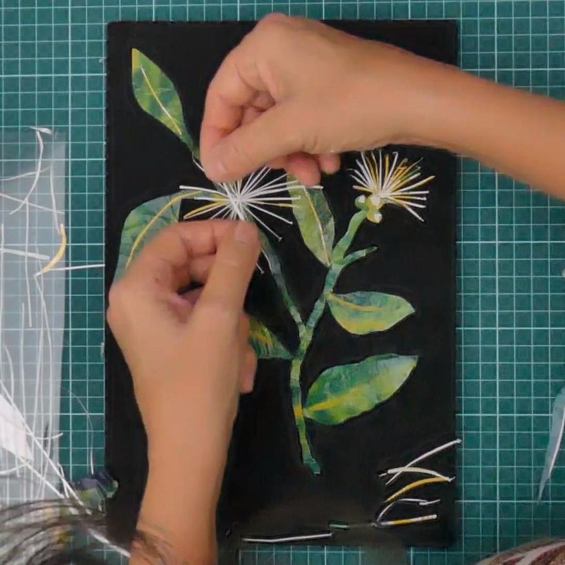 Late Bloomer: Botanical Plastic Mosaik 5