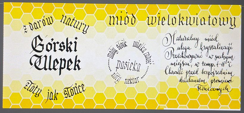 Projekt z kursu: Kaligrafia w stylu gotyckim 2