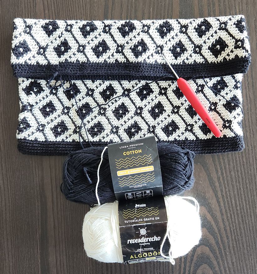 Cartera Tejida a Crochet 3