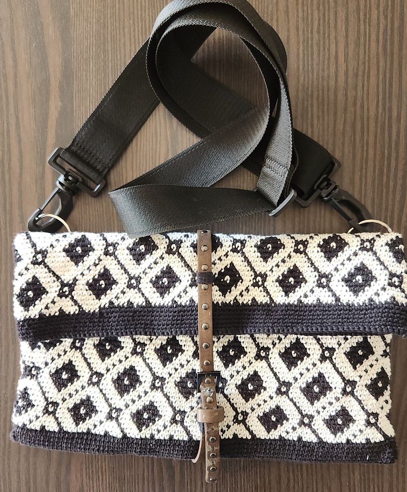 Cartera Tejida a Crochet 1