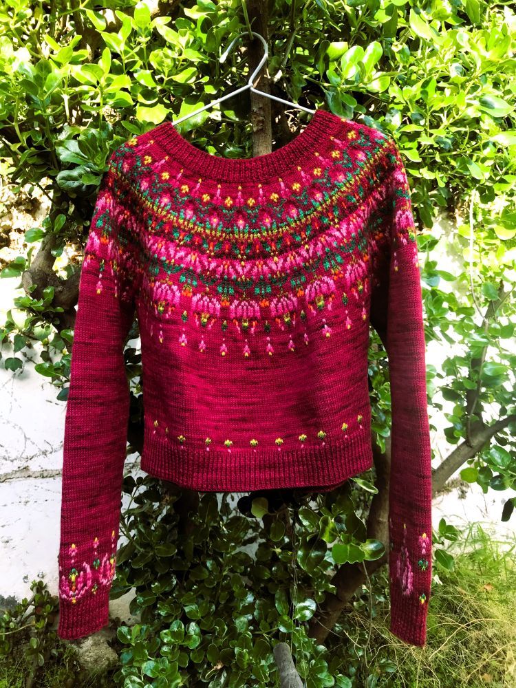 Mi Chaleco Jacquard @claireoobscure 1