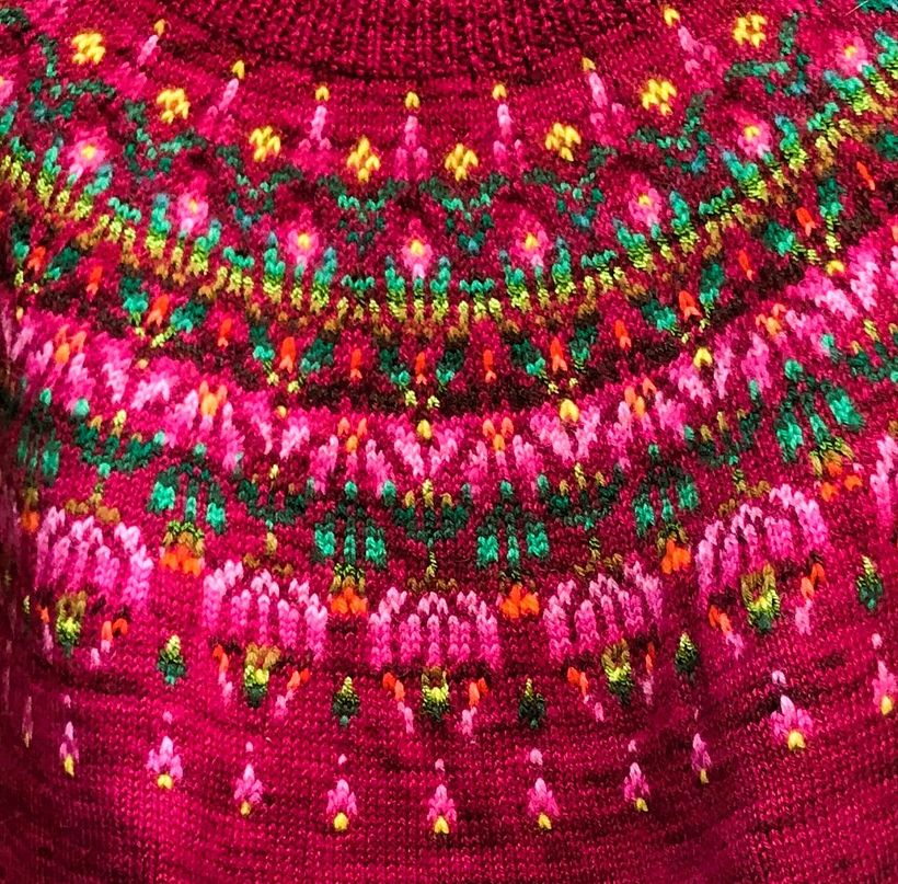 Mi Chaleco Jacquard @claireoobscure 1