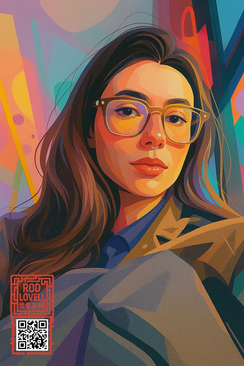 [SORA Post #45] How generative AI works • Daily Portrait Illustrations • Projects on Domestika + Bonus 200+ Free Procreate Brushes • #portraits #brushset #domestika #portraitpaintings #procreatebrushes #freebrushes • by Rod Lovell (2025) 4