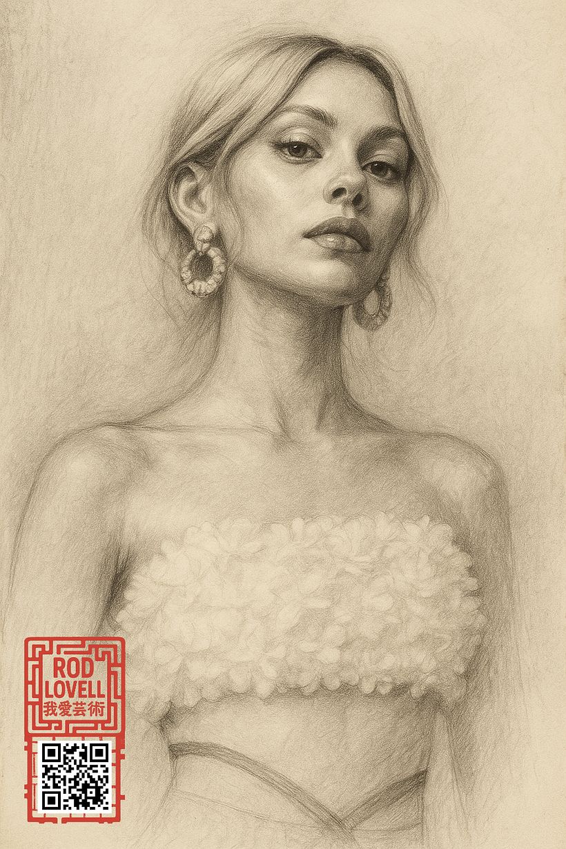 [SORA Post #45] How generative AI works • Daily Portrait Illustrations • Projects on Domestika + Bonus 200+ Free Procreate Brushes • #portraits #brushset #domestika #portraitpaintings #procreatebrushes #freebrushes • by Rod Lovell (2025) 18