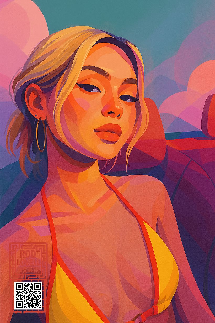 [SORA Post #45] How generative AI works • Daily Portrait Illustrations • Projects on Domestika + Bonus 200+ Free Procreate Brushes • #portraits #brushset #domestika #portraitpaintings #procreatebrushes #freebrushes • by Rod Lovell (2025) 2