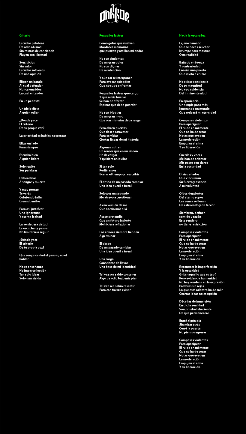 Del deseo de hacer música a la dirección creativa de un proyecto personal 1