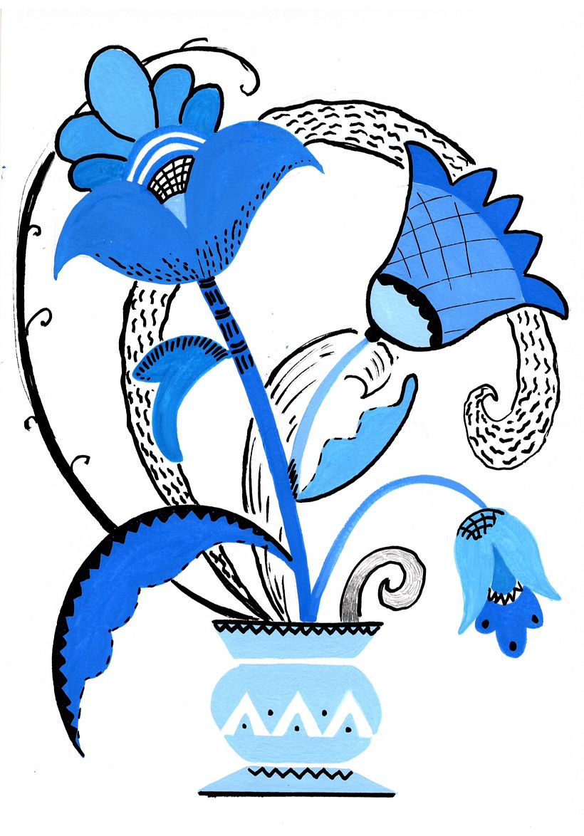 Floral illustration 1