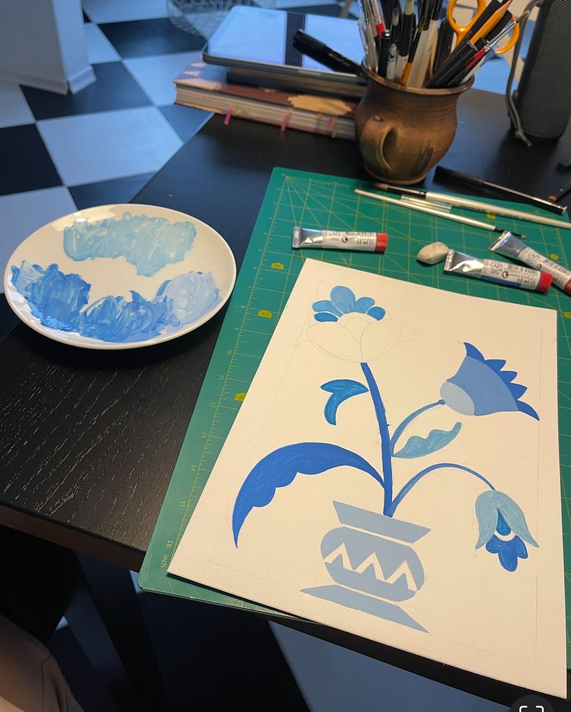 Floral illustration 1