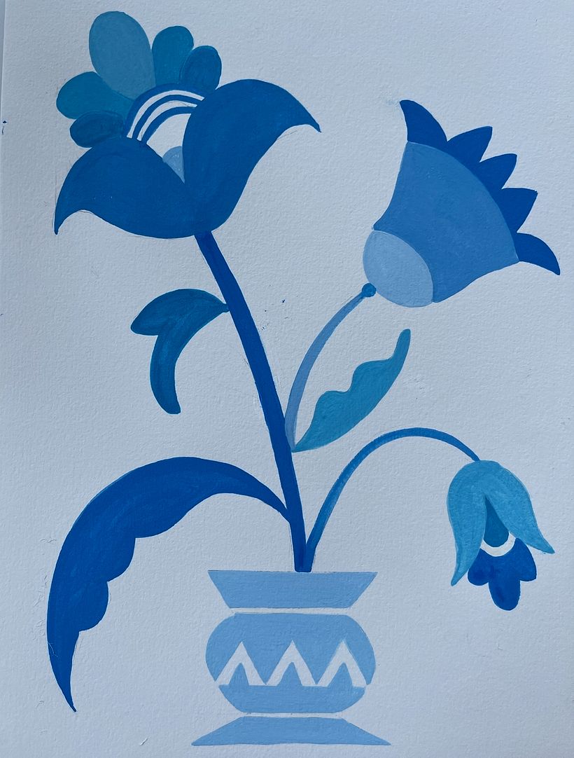 Floral illustration 1