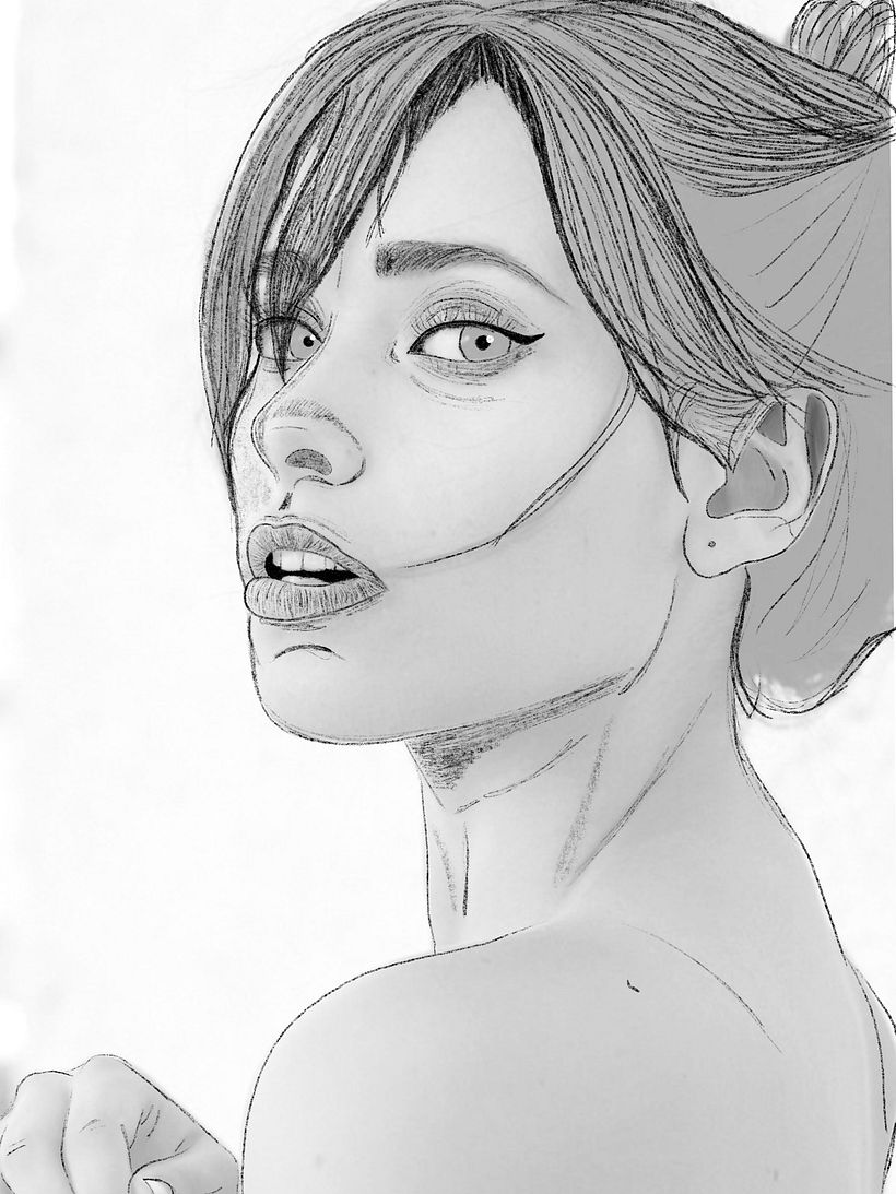 Modelo al atardecer  1