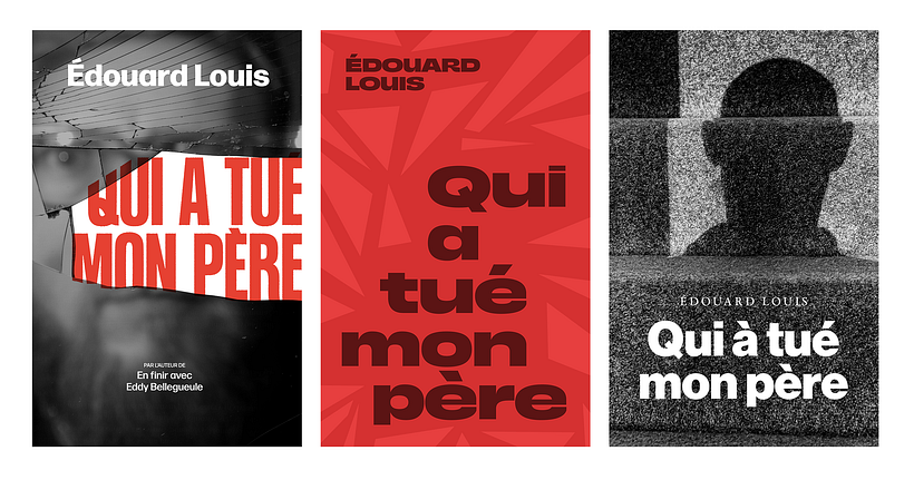 Okładki książek Édouarda Louisa 1