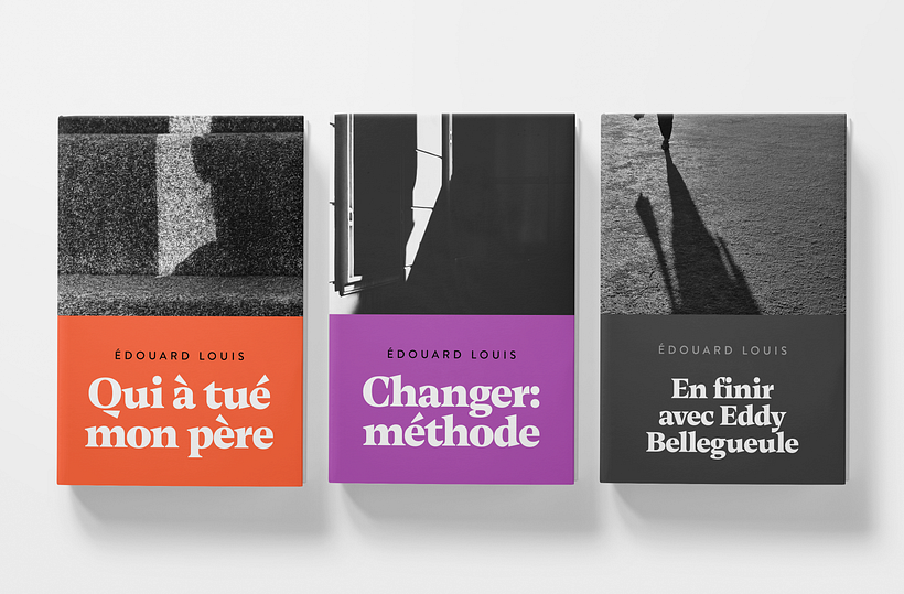 Okładki książek Édouarda Louisa 1