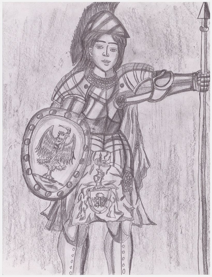 Personaje Cartoon: Minerva la Caballero Turquesa 1