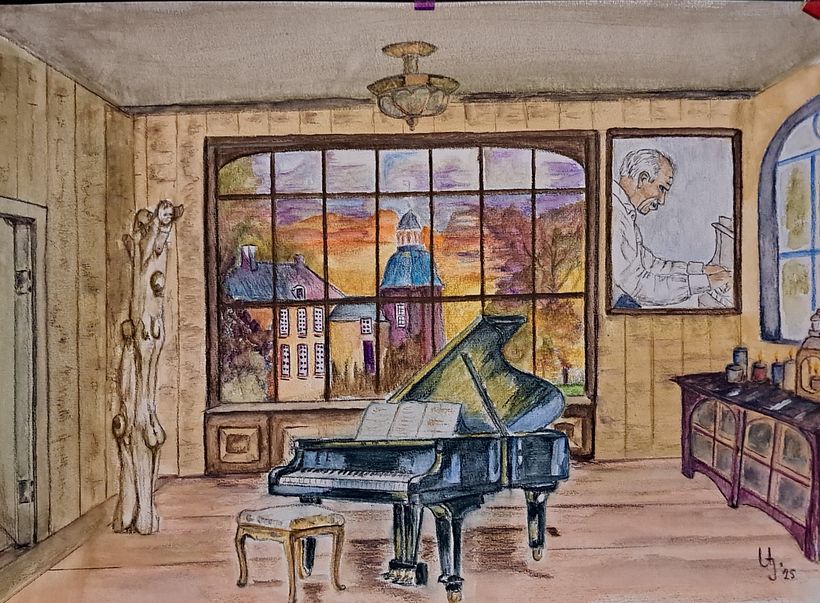Voorbereiding Pianoconcert in de herfst 1