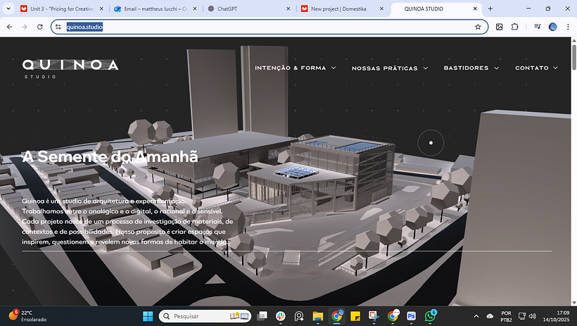 Quinoa Studio - Website 1