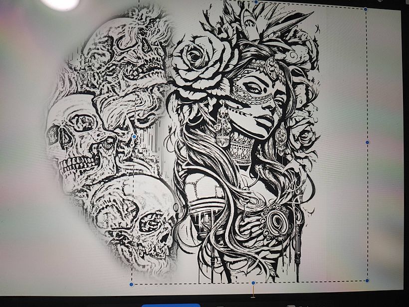 Indiras love blackwork 1