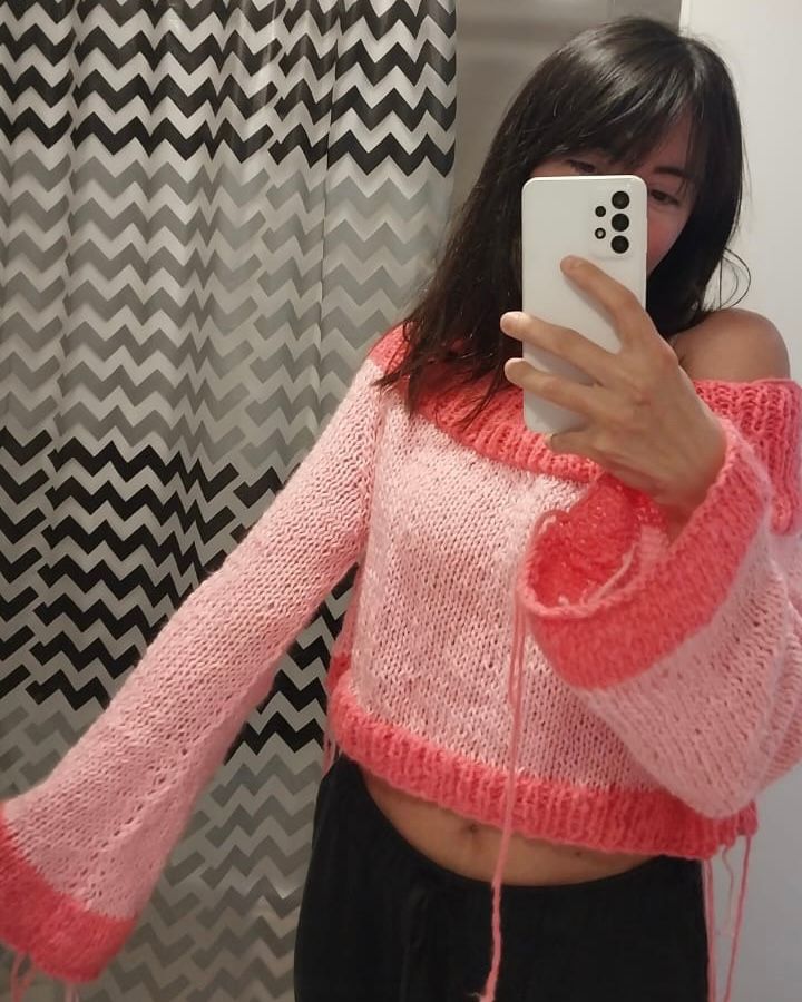 Mi proyecto del curso Introducción al tejido de prendas oversize 2
