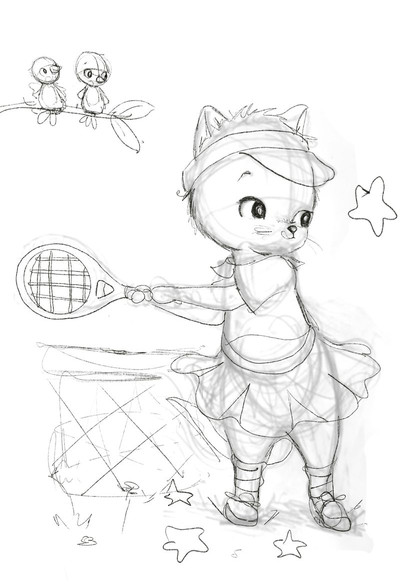 Jugando al tenis con estrellas 1