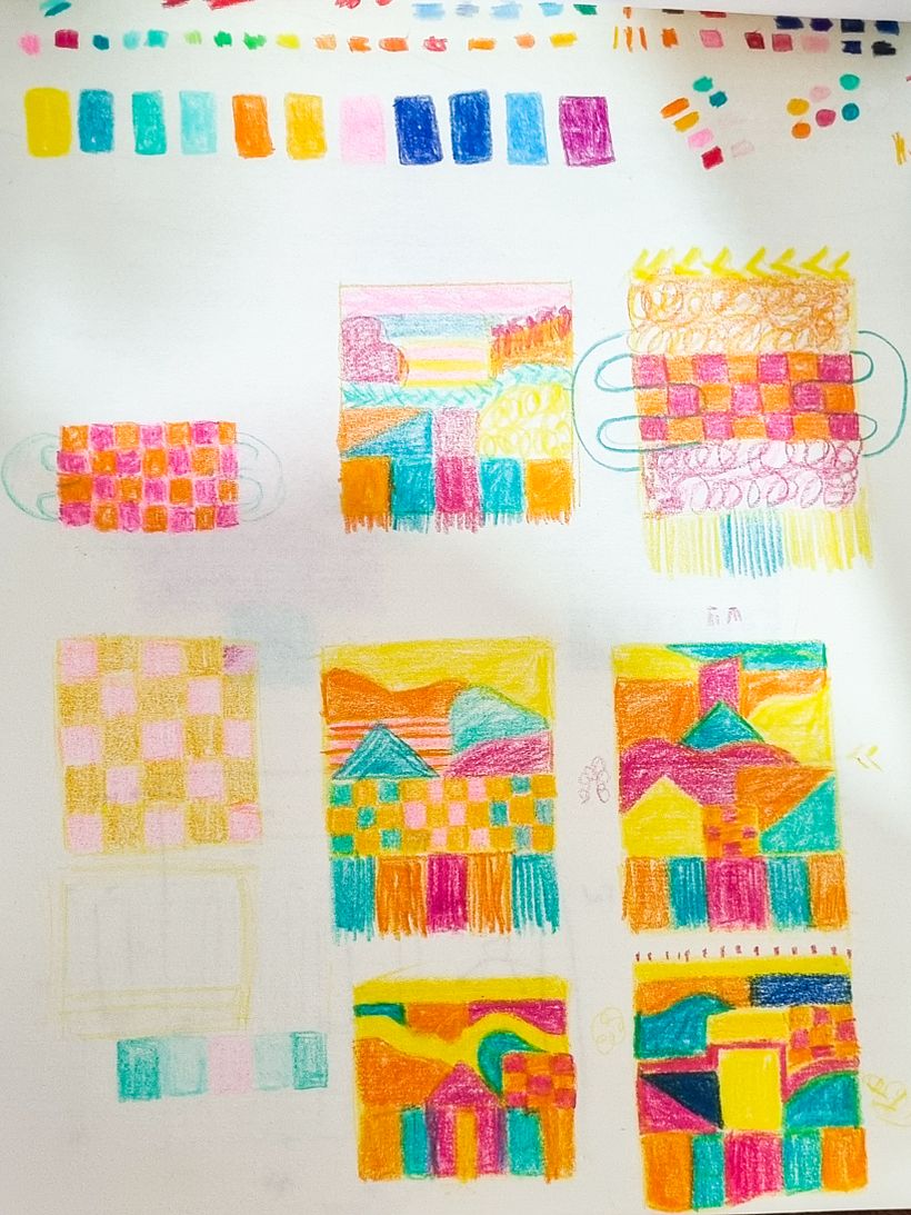 Introduzione all'arazzo con telaio 1