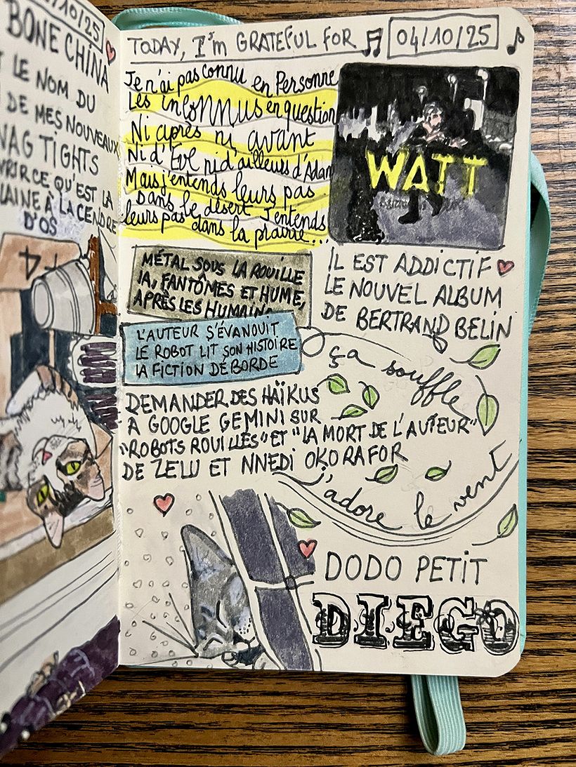 Diario de gratitud: octubre de 2025 1