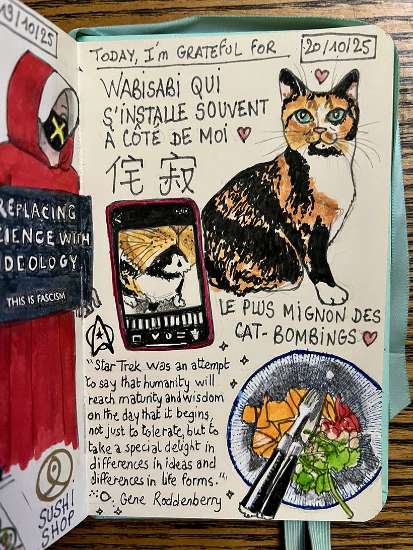 Diario de gratitud: octubre de 2025 1