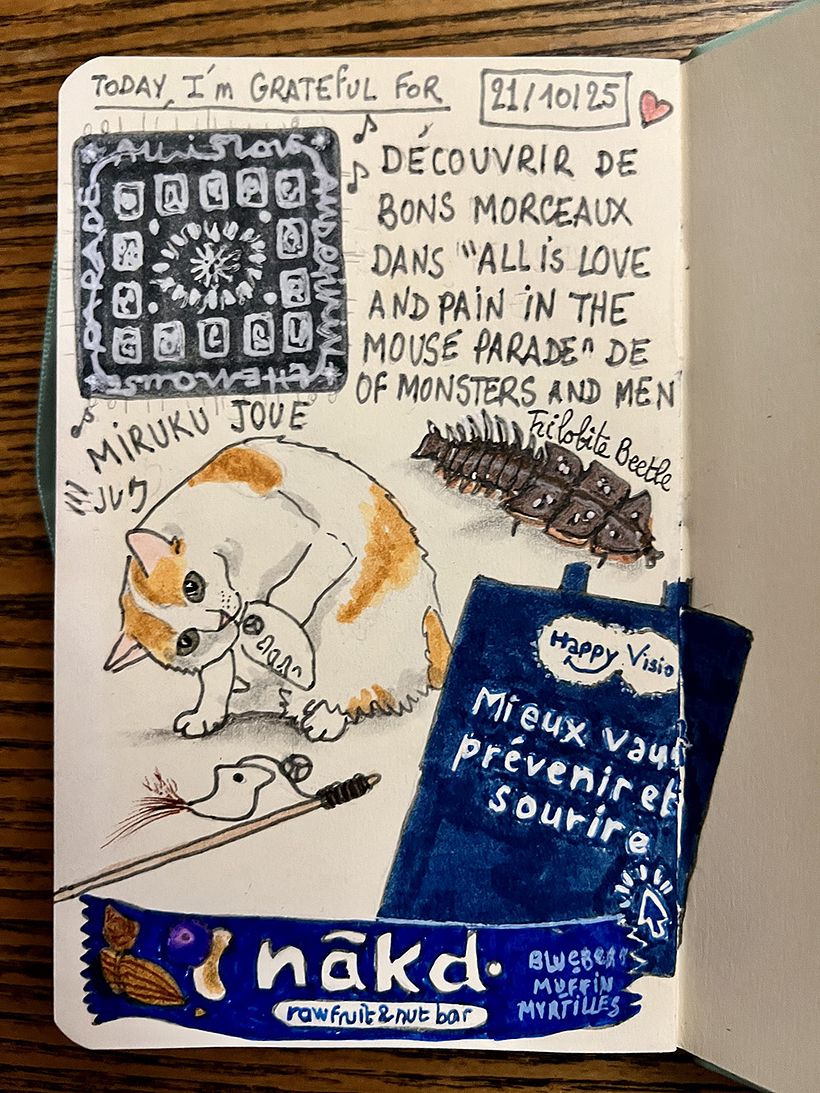 Diario de gratitud: octubre de 2025 1