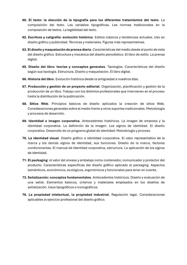 Vendo Temario Oposiciones Diseño Gráfico + Extras 5