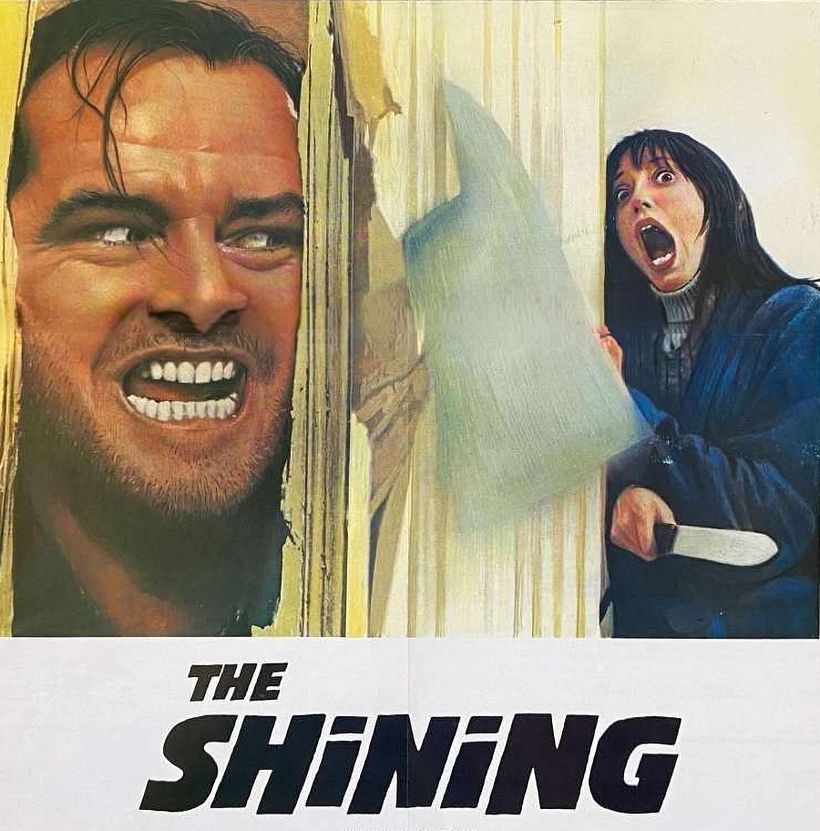 Cartel final de la película de Kubrick (que no hizo Bass) – The Shinning – © Warner Bros.
