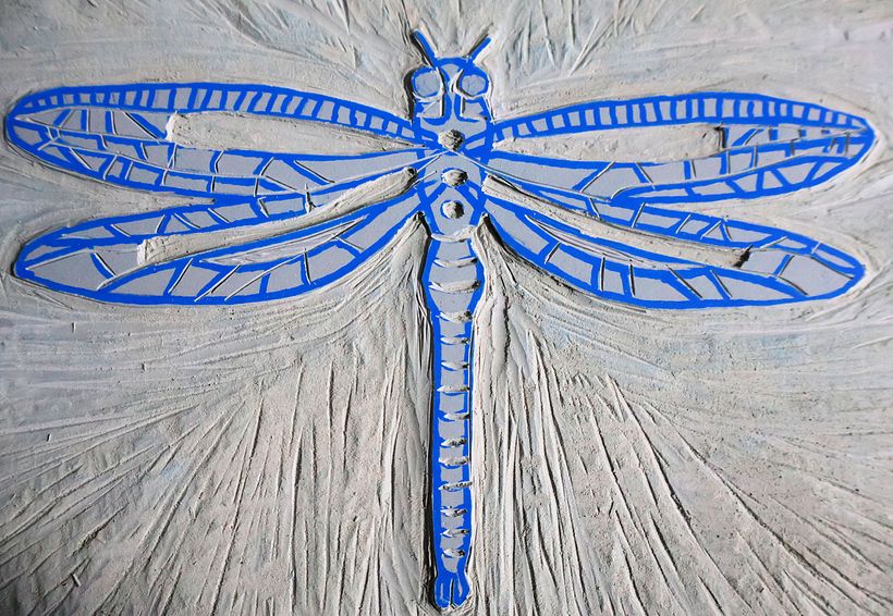 Printmaking : dragonfly 4