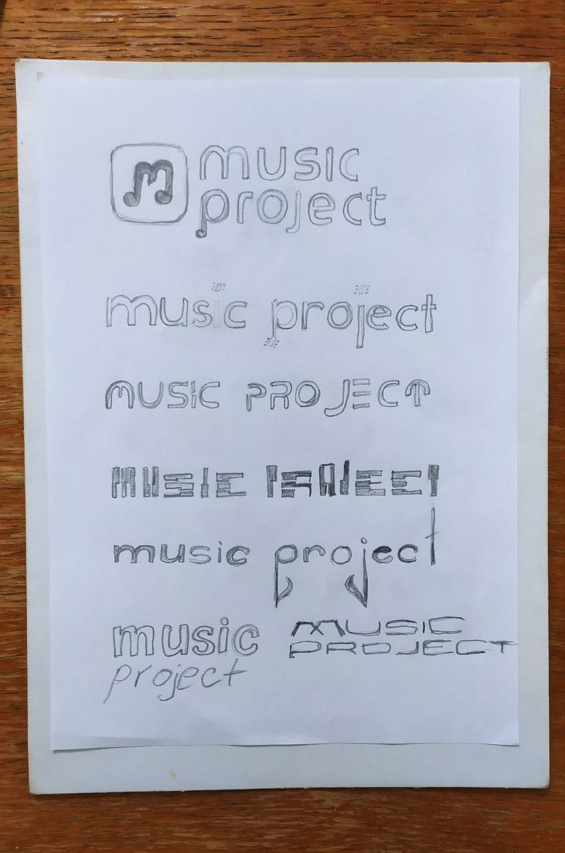 Logo for Music Project App 1