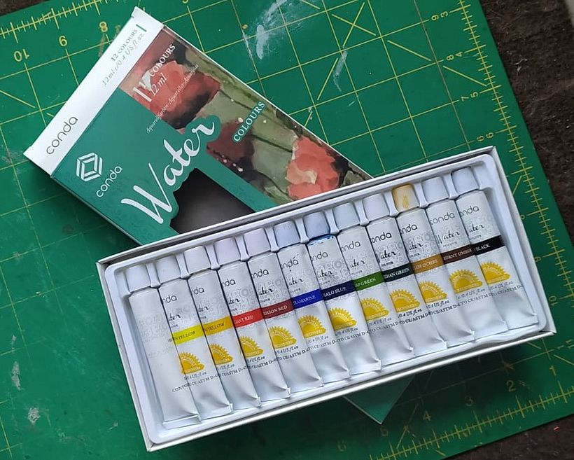 FINAL WATERCOLOR AND GOUACHE PROJECT "THE TORTOISE AND THE HARE" 1