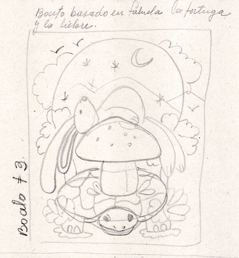 FINAL WATERCOLOR AND GOUACHE PROJECT "THE TORTOISE AND THE HARE" 1