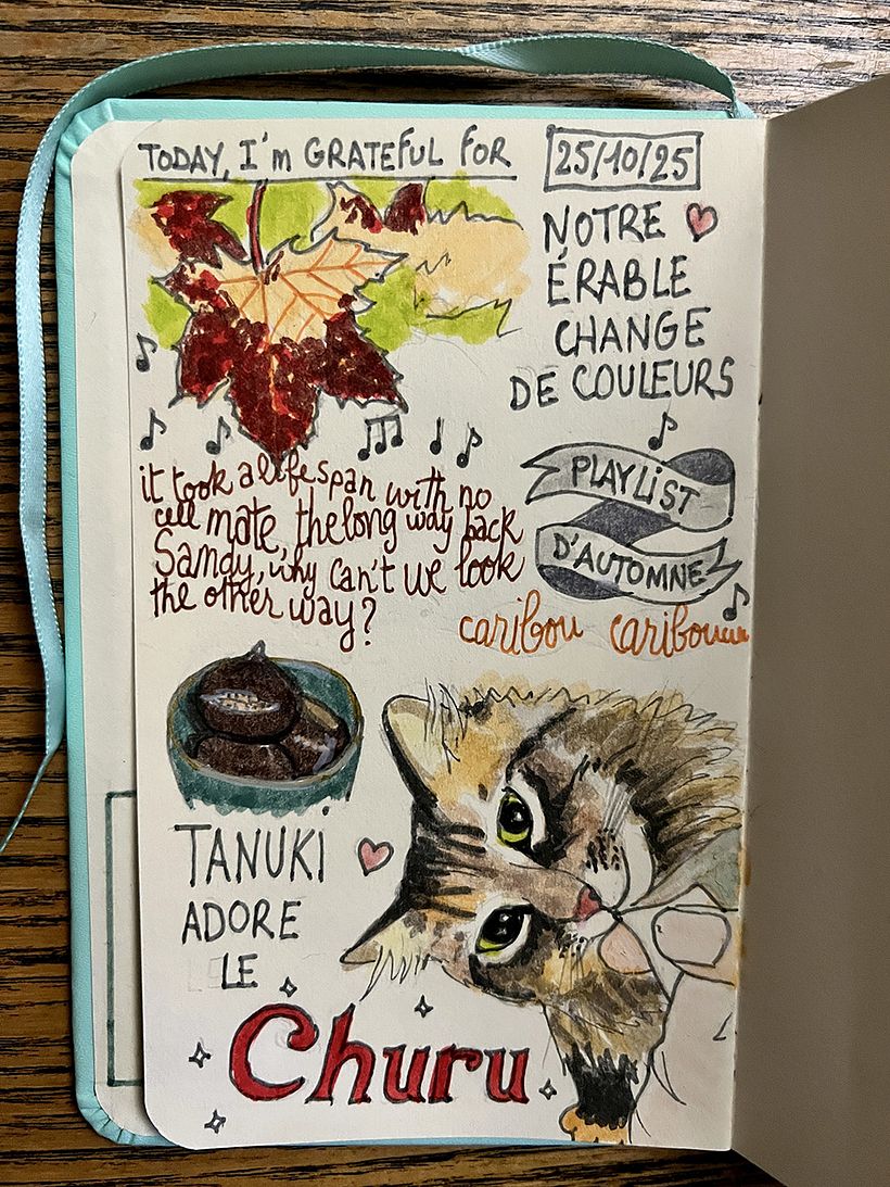 Diario de gratitud: octubre de 2025 1