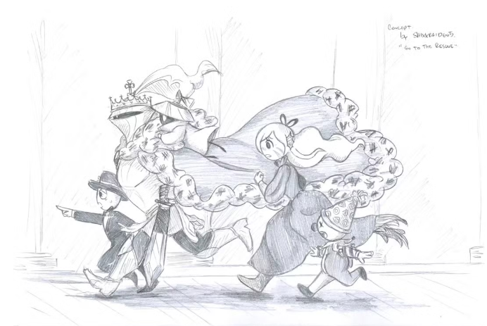 Concept Art de The King (Personaje Original) 3