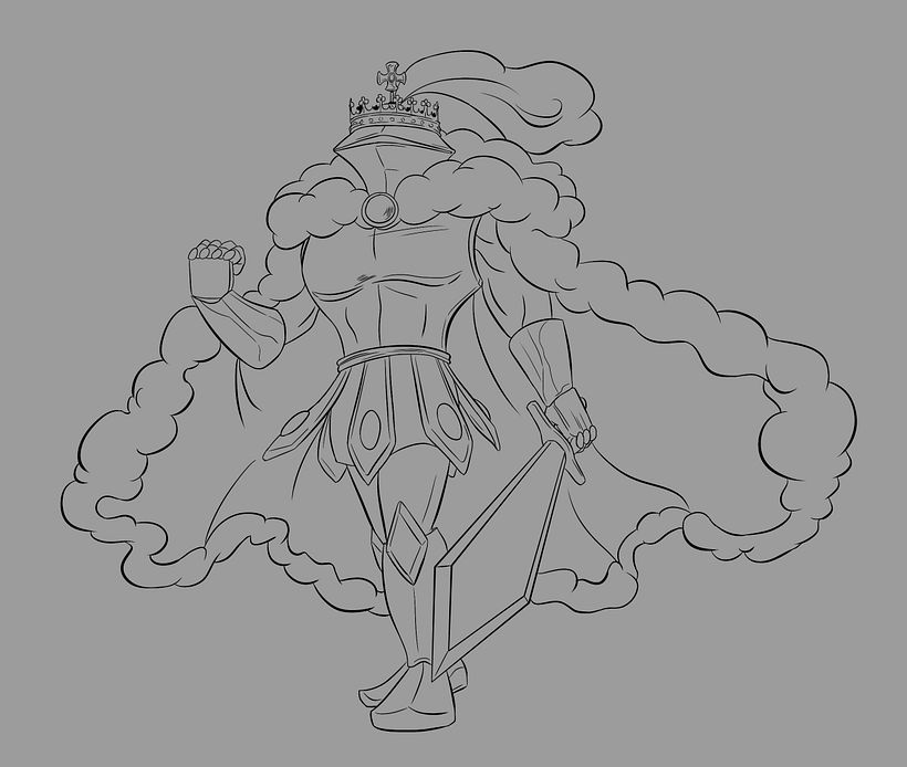 Concept Art de The King (Personaje Original) 1