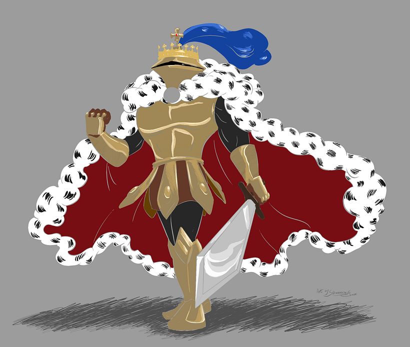 Concept Art de The King (Personaje Original) 1