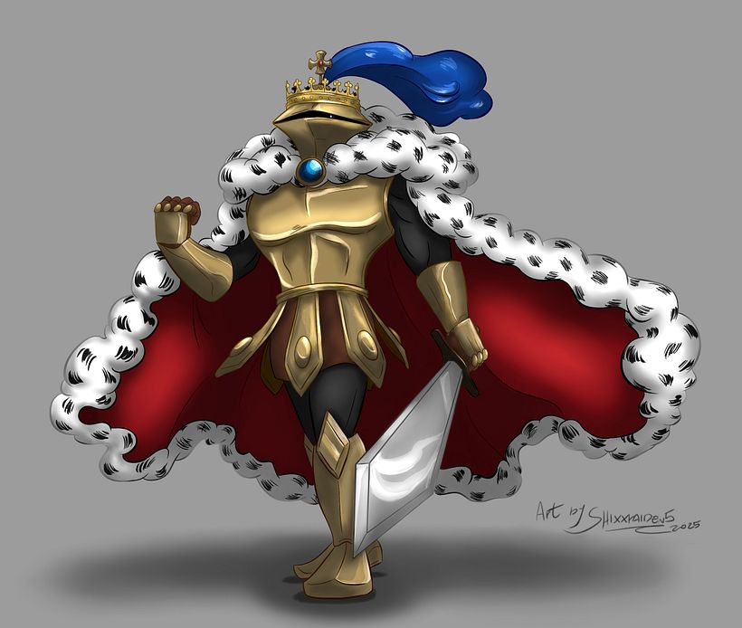 Concept Art de The King (Personaje Original) 1