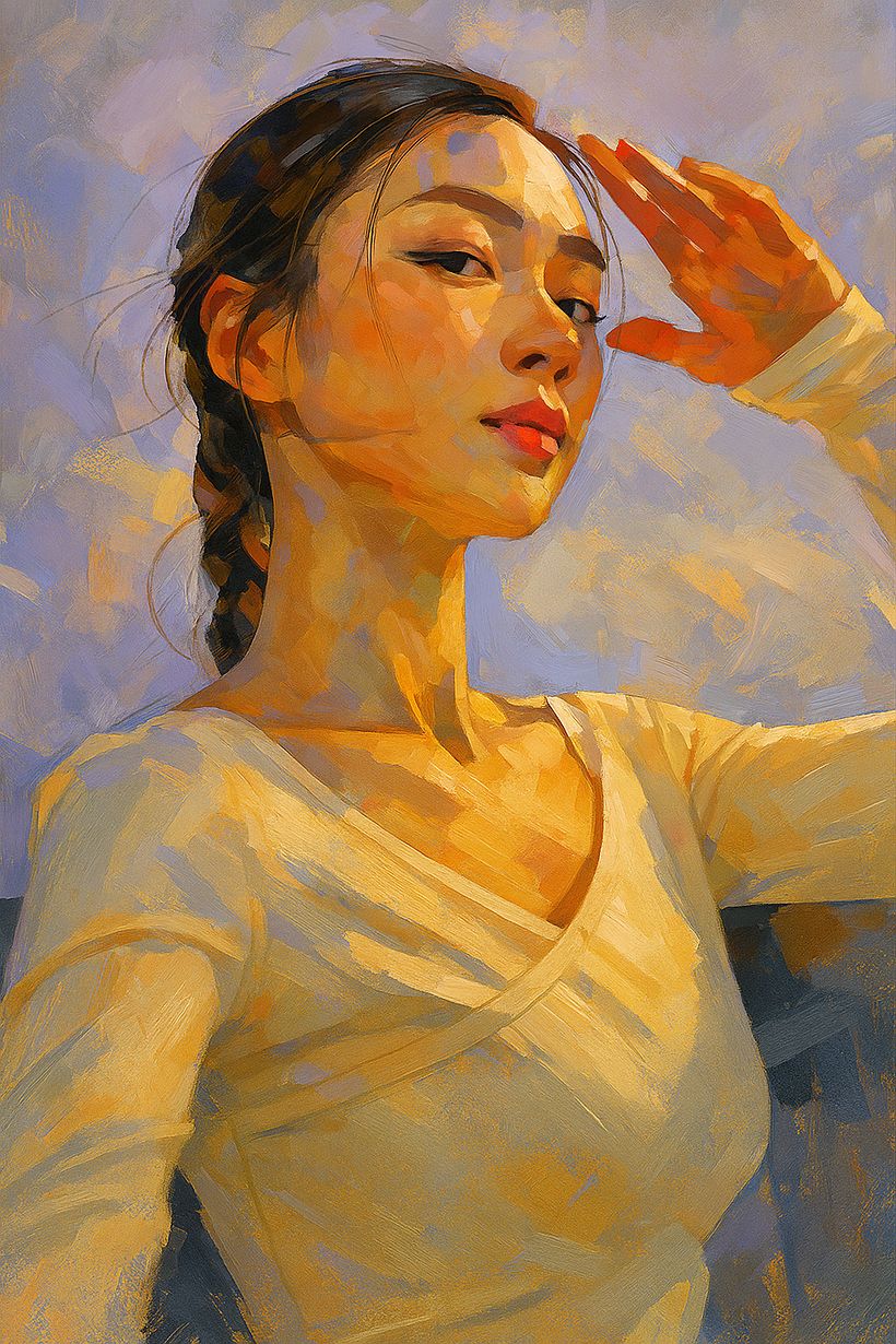 [SORA Post #61] Free Procreate Brushes - Portrait Drawing With AI • Portrait Illustrations + FREE! 200+ Procreate Brushes • #portraits #brushset #domestika #brushesforipad #procreatebrushes #freebrushes • by Rod Lovell (2025) 3