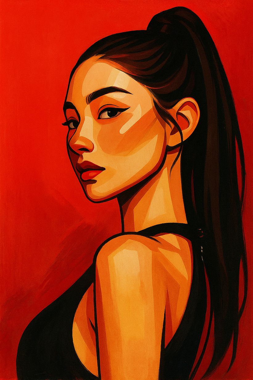 [SORA Post #61] Free Procreate Brushes - Portrait Drawing With AI • Portrait Illustrations + FREE! 200+ Procreate Brushes • #portraits #brushset #domestika #brushesforipad #procreatebrushes #freebrushes • by Rod Lovell (2025) 7