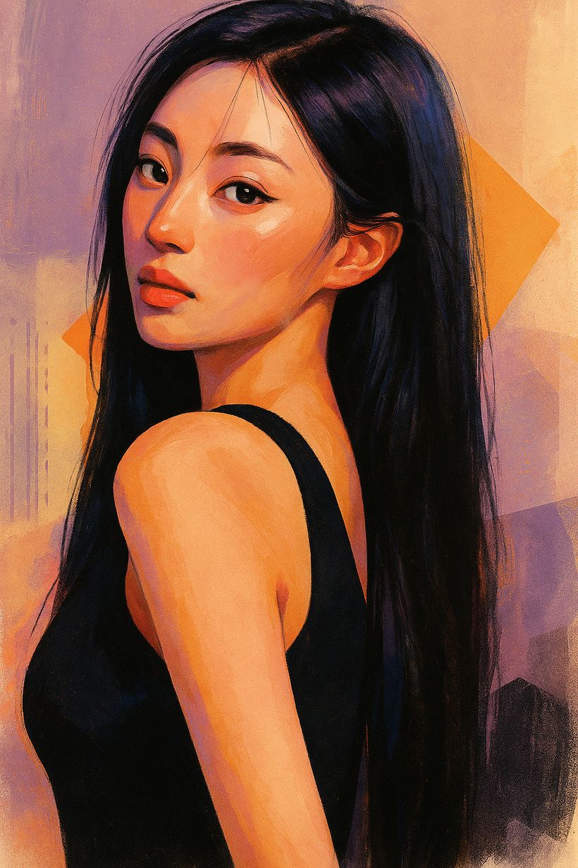 [SORA Post #61] Free Procreate Brushes - Portrait Drawing With AI • Portrait Illustrations + FREE! 200+ Procreate Brushes • #portraits #brushset #domestika #brushesforipad #procreatebrushes #freebrushes • by Rod Lovell (2025) 15