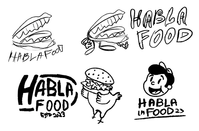 Habla Food Logo Brand 1