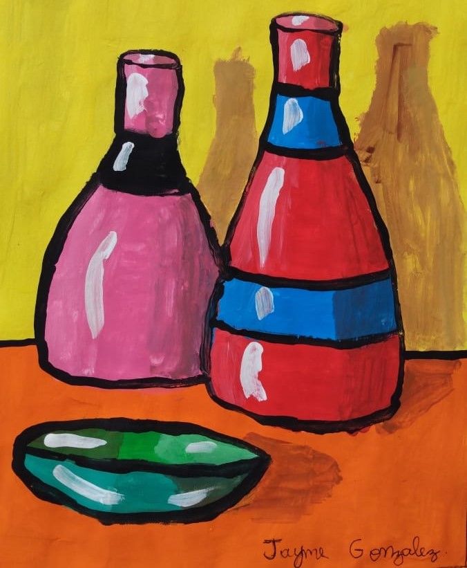 Os meus desenhos 2020-2021, tinta guache, diversos temas. 1