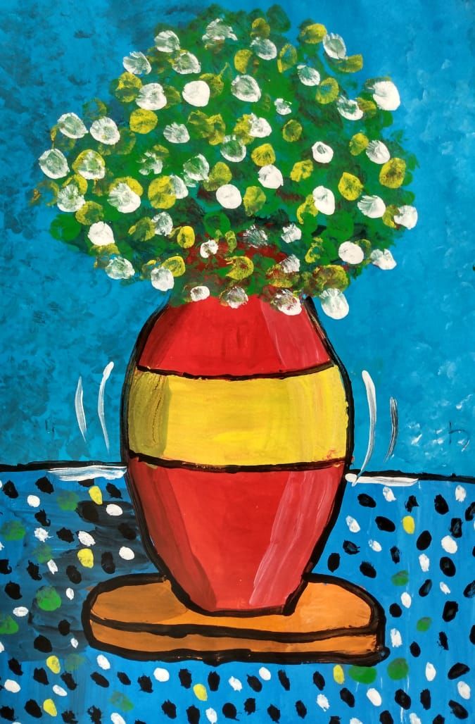 Os meus desenhos 2020-2021, tinta guache, diversos temas. 1