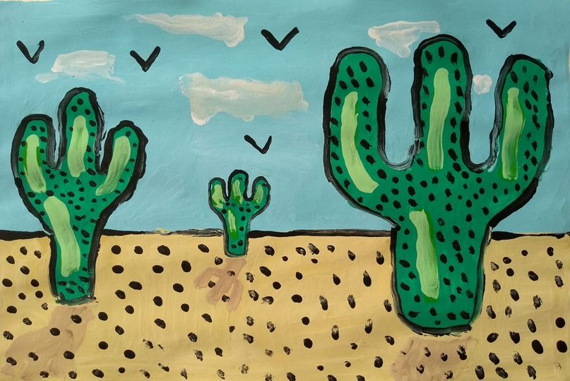 Os meus desenhos 2020-2021, tinta guache, diversos temas. 1