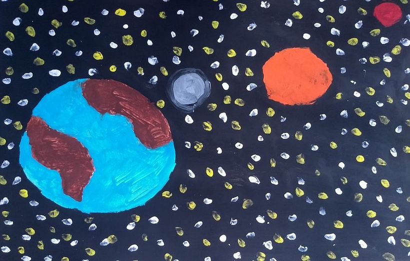 Os meus desenhos 2020-2021, tinta guache, diversos temas. 1